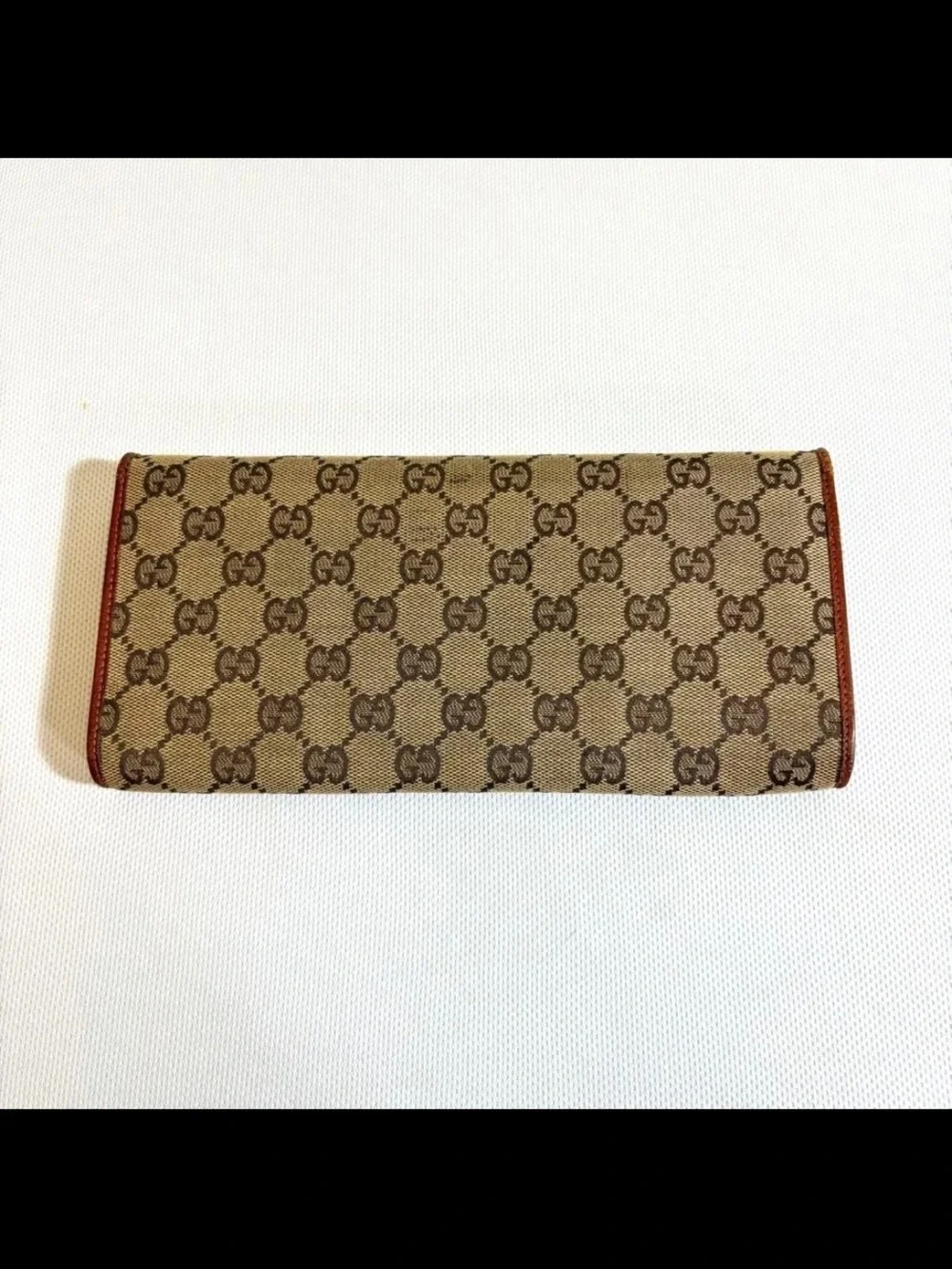 Gucci Beige Brown GG Bamboo Shoulder Bag